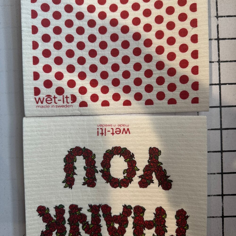 Wet-It! Swedish Treasures Dishcloth & Cleaning Cloth -Set of 2
